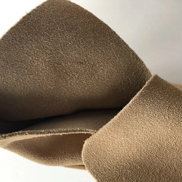 MICHAEL KORS ankle suede leather cut boot gold hardware buckle logo all season 8 - Picture 15 of 15